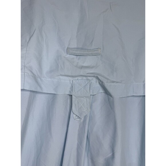 NWT EXOFFICIO Air Strip LS Vented Shirt Sz M Blue UPF 30 Quick Dry Lite Weight - Picture 14 of 16